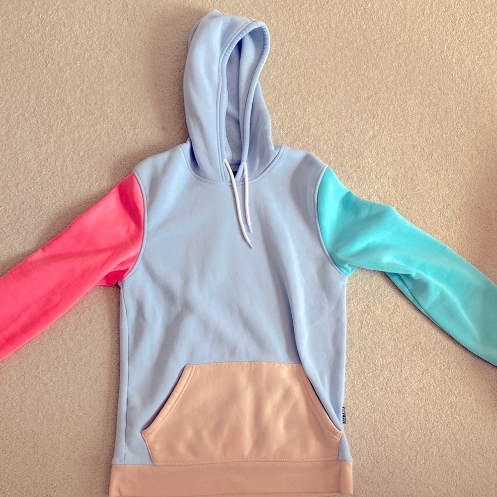 Colorblock Hoodie Size S